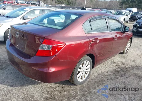 2012 Honda Civic Ex from USA, damaged, VIN 19XFB2F80CE358515